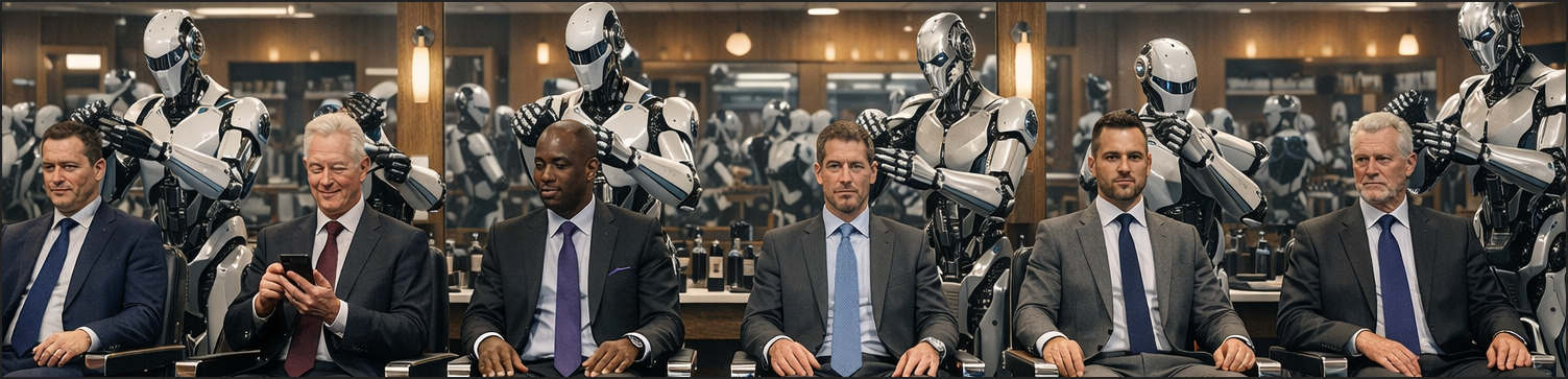 Executives getting pampered